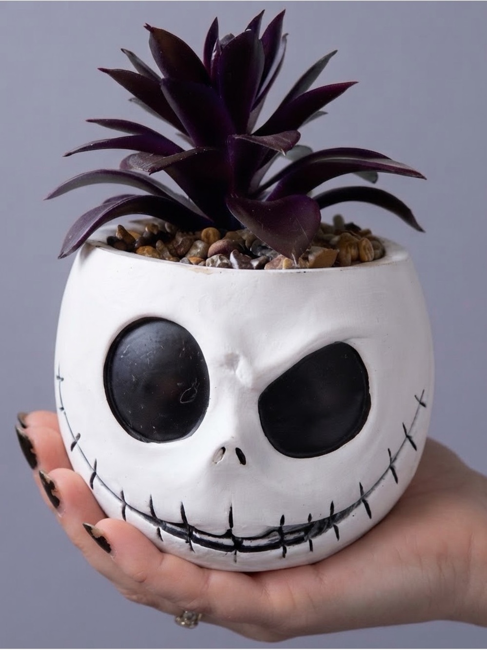 NWT Disney The Nightmare Before Christmas Jack Skellington Faux succulent